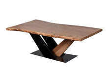 Load image into Gallery viewer, COFFEE TABLE ACACIA METAL 115X60X45