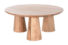 Charger l&#39;image dans la galerie, COFFEE TABLE ACACIA 100X100X43