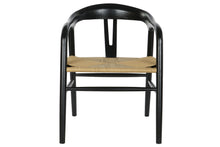 Laden Sie das Bild in den Galerie-Viewer, CHAIR ELM FIBER 57X53X78 BLACK