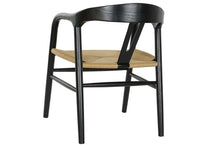 Load image into Gallery viewer, CHAIR ELM FIBER 57X53X78 BLACK