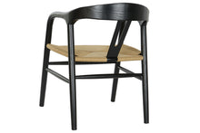 Carica l&#39;immagine nel visualizzatore di Gallery, CHAIR ELM FIBER 57X53X78 BLACK