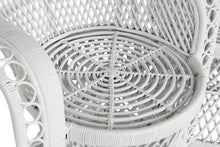 Load image into Gallery viewer, RATTAN ARMCHAIR 154X70X144 2 SEATS WHITE