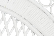 Load image into Gallery viewer, RATTAN ARMCHAIR 154X70X144 2 SEATS WHITE
