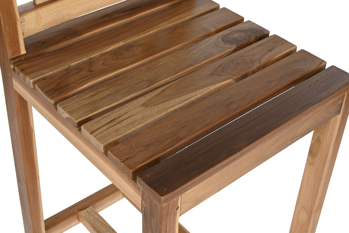 TEAK STOOL 40X47X100 NATURAL