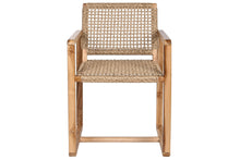 Load image into Gallery viewer, CHAIR TEAK RATTAN 54X53X83 NATURAL