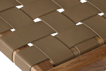 Load image into Gallery viewer, BENCH TEAK LEATHER 140X59X89 BEIGE