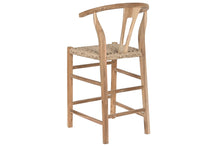 Charger l&#39;image dans la galerie, STOOL TEAK FIBER 52X55X98 NATURAL