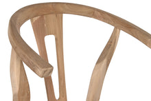 Charger l&#39;image dans la galerie, STOOL TEAK FIBER 52X55X98 NATURAL