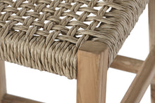 Laden Sie das Bild in den Galerie-Viewer, STOOL TEAK FIBER 52X55X98 NATURAL