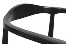 Cargar imagen en el visor de la galería, TEAK RATAN CHAIR 59X55X78 BLACK