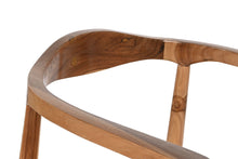 Cargar imagen en el visor de la galería, TEAK RATAN CHAIR 59X55X78 BROWN