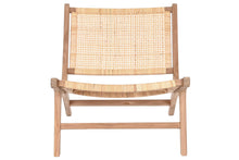 Load image into Gallery viewer, CHAIR TEAK RATTAN 65X80X68 WHITE