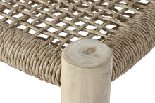 Cargar imagen en el visor de la galería, ARMCHAIR TEAK FIBER 120X81X84 NATURAL