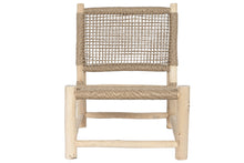 Charger l&#39;image dans la galerie, ARMCHAIR TEAK FIBER 69X81X84 NATURAL