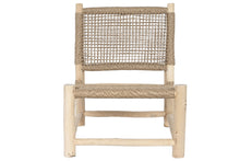 Load image into Gallery viewer, ARMCHAIR TEAK FIBER 69X81X84 NATURAL