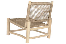 Charger l&#39;image dans la galerie, ARMCHAIR TEAK FIBER 69X81X84 NATURAL