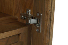 Load image into Gallery viewer, SHOWCASE ACACIA GLASS 100X42,5X190 DARK BROWN