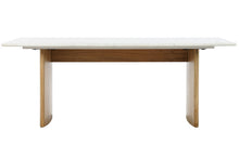 Load image into Gallery viewer, COFFEE TABLE MARBLE MANGO 120X70X45 WHITE