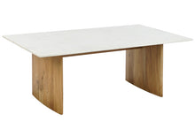 Load image into Gallery viewer, COFFEE TABLE MARBLE MANGO 120X70X45 WHITE
