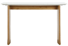 Load image into Gallery viewer, CONSOLE TABLE MARBLE MANGO 120X38X77 WHITE