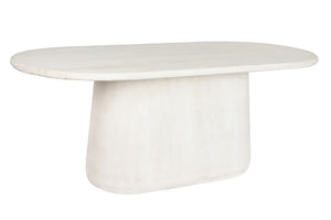 MANGO DINING TABLE 200X100X75 WHITE
