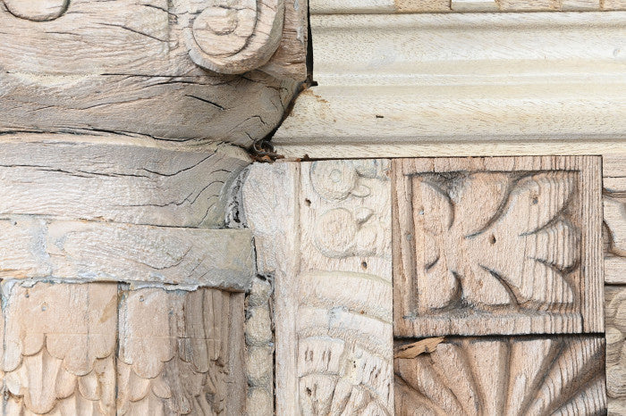 CONSOLE TABLE MANGO 182X54X91 AGED WHITE