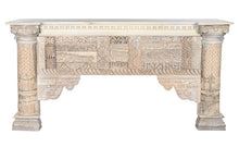 Load image into Gallery viewer, CONSOLE TABLE MANGO 182X54X91 AGED WHITE