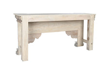 Cargar imagen en el visor de la galería, CONSOLE TABLE MANGO 182X54X91 AGED WHITE