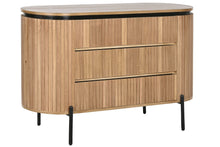 Laden Sie das Bild in den Galerie-Viewer, CHEST OF DRAWERS 110X39X70 NATURAL