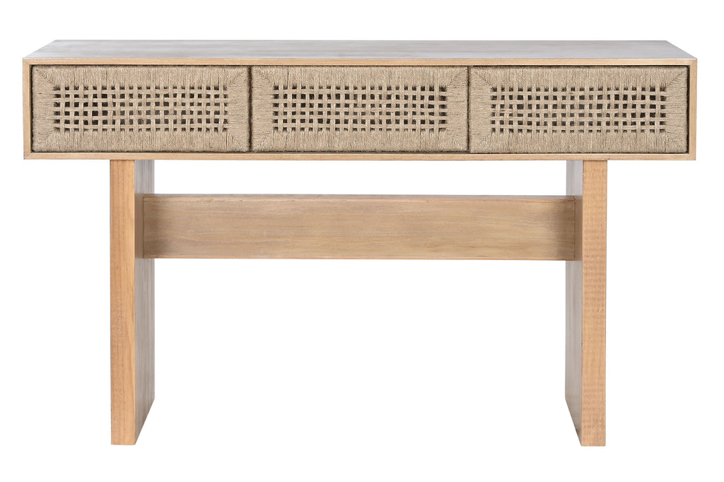 CONSOLE TABLE PINE TREE JUTE 120X30X74 NATURAL