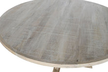 Charger l&#39;image dans la galerie, ROUND SOLID WOOD DINING TABLE 150X150X76