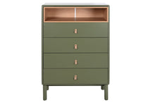 Carica l&#39;immagine nel visualizzatore di Gallery, CHIFONIER MDF PU 80X40X117 GREEN