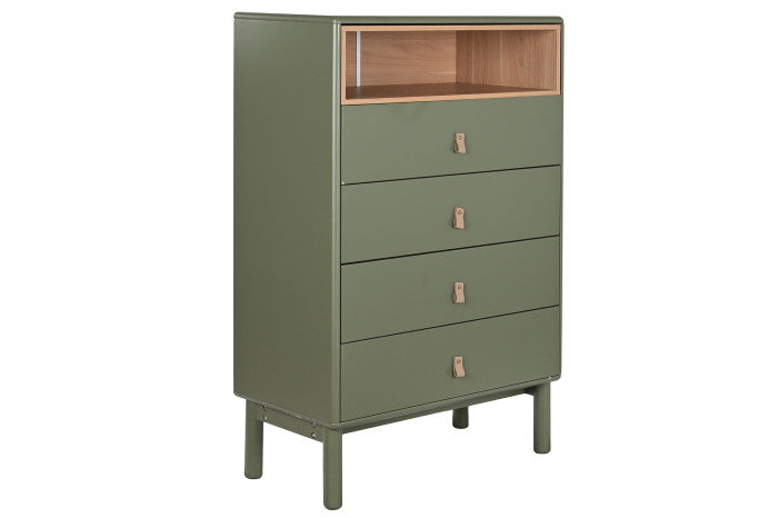 CHIFONIER MDF PU 80X40X117 GREEN