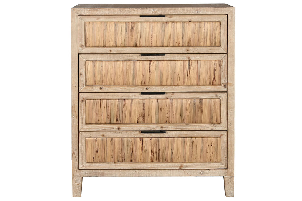 CHEST OF DRAWERS 80X40X98 NATURAL