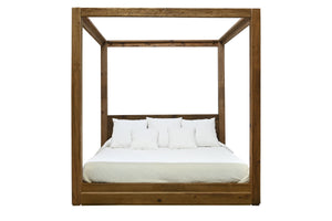 BED  RECYCLED WOOD 202X222X215
