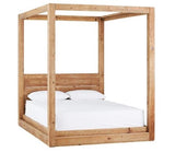 BED  RECYCLED WOOD 202X222X215