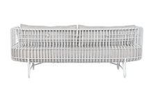 Load image into Gallery viewer, COUCH METAL POLYESTER 180X66X66 WHITE