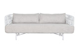 COUCH METAL POLYESTER 180X66X66 WHITE