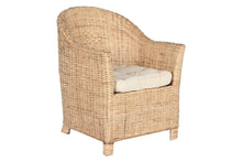 Load image into Gallery viewer, CHAIR RATTAN 69X70X85 WITH CUSHION NATURAL