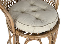 Load image into Gallery viewer, STOOL RATTAN 54X42X100 WITH CUSHION NATURAL