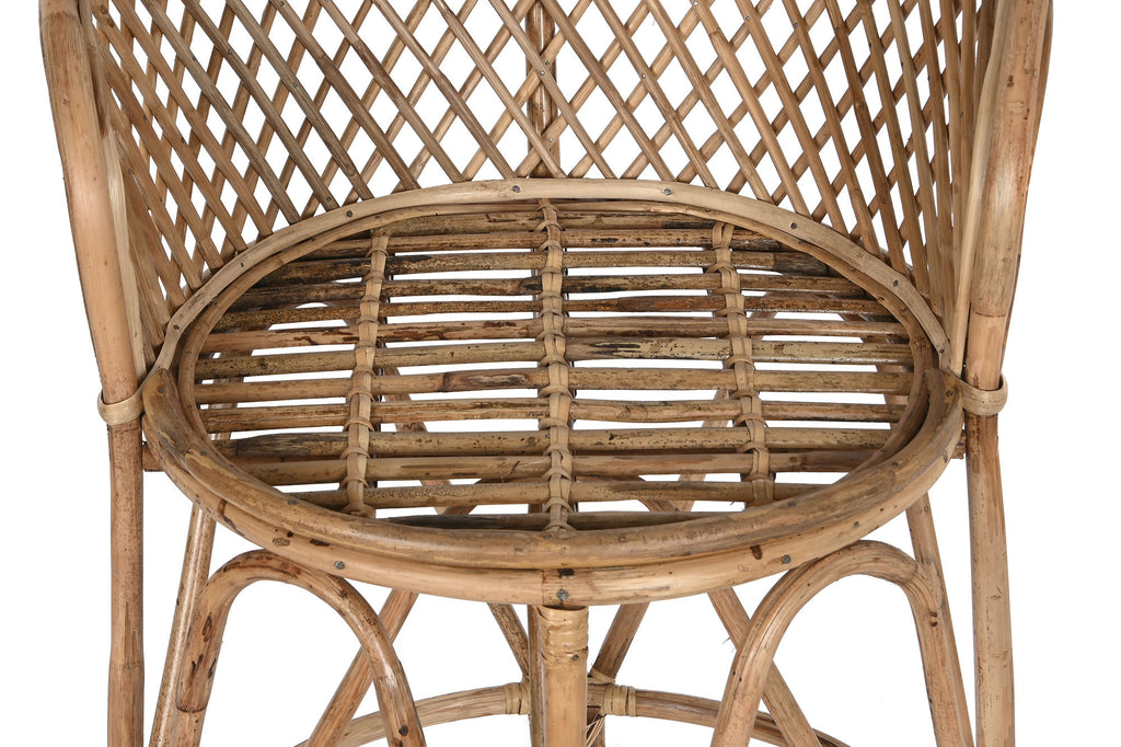 STOOL RATTAN 54X42X100 WITH CUSHION NATURAL