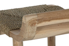 Load image into Gallery viewer, STOOL TEAK FIBER 37X45X77 NATURAL