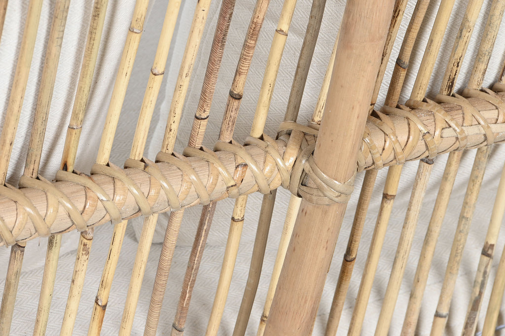 COTTON RATTAN SOFA 192X72X75 WITH N COTTON CUSHIONS