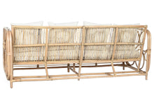 Load image into Gallery viewer, COTTON RATTAN SOFA 192X72X75 WITH N COTTON CUSHIONS