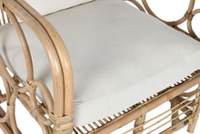 Charger l&#39;image dans la galerie, ARMCHAIR RATTAN 72X72X76 NATURAL