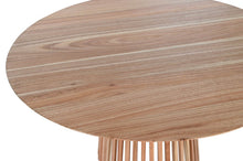 Carica l&#39;immagine nel visualizzatore di Gallery, MINDI ROUND DINING TABLE 120X120X75 NATURAL