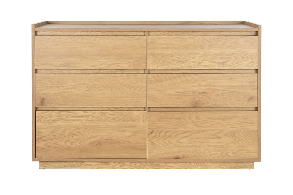 CHEST OF DRAWERS OAK 120X40X80