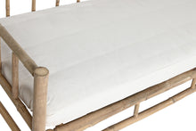 Charger l&#39;image dans la galerie, COUCH BAMBOO COTTON 180X70X80 WITH CUSHION