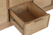 Load image into Gallery viewer, BUFFET OAK RATTAN 182X45X71 NATURAL