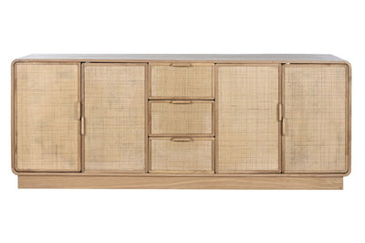 BUFFET OAK RATTAN 182X45X71 NATURAL